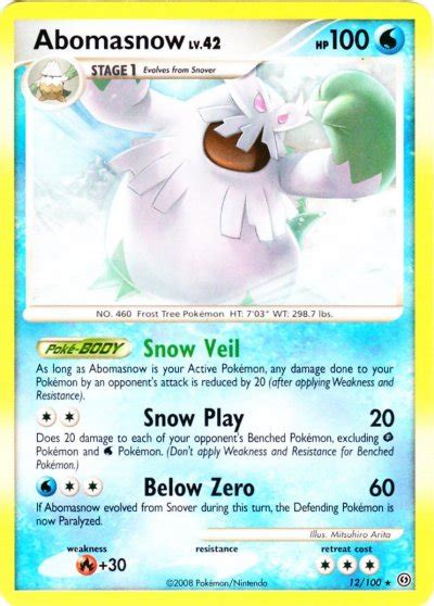 abomasnow serebii|abomasnow weakness.